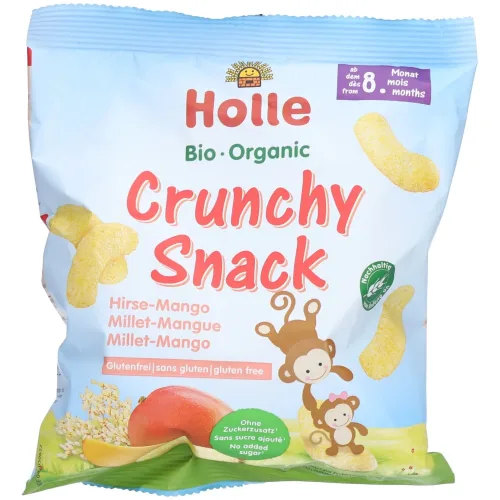 Holle, Holle Bio-Crunchy Snack Hirse Mango (25g)
