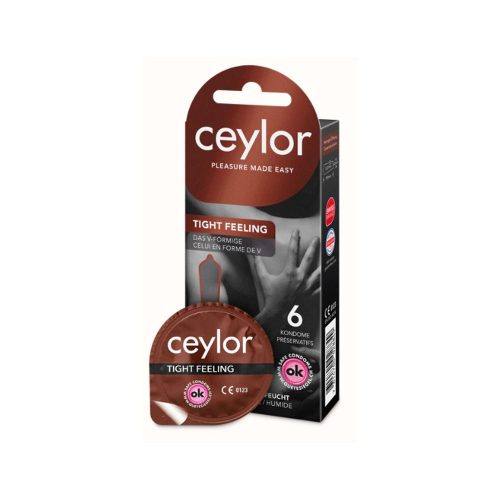 Ceylor, Ceylor Tight Feeling Narrow Condoms, 6 Stück - Amorana