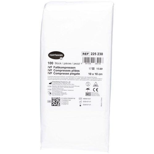 IVF, IVF Faltkompresse Typ 17 10x10cm 16 fach (100 Stück)