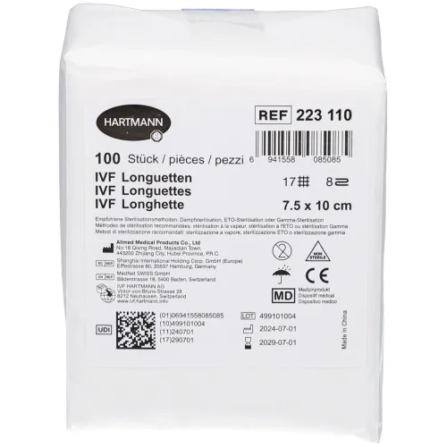 IVF, IVF Longuetten T17, 7.5x10cm, 8-fach (100 Stk)