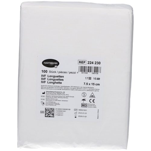 IVF, IVF Longuetten T17, 7.5x15cm, 16-fach (100 Stk)