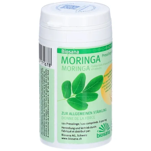 undefined, Biosana Moringa Blattpulver SPEZ Tabletten 120 Stück