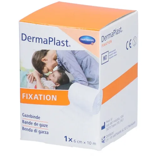 DERMAPLAST, DermaPlast Gazebinde festkantig, 6cmx10m (1 Stk)