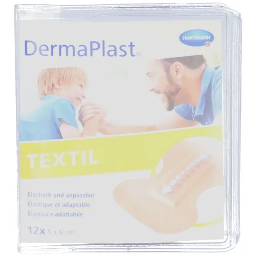 DERMAPLAST, DermaPlast TEXTIL Fingerspitzenpflaster, 5x6cm, elastisch (12 Stk)