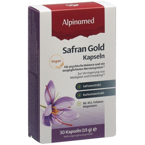 ALPINAMED, Alpinamed Safran Gold Kapseln (30 Stk)