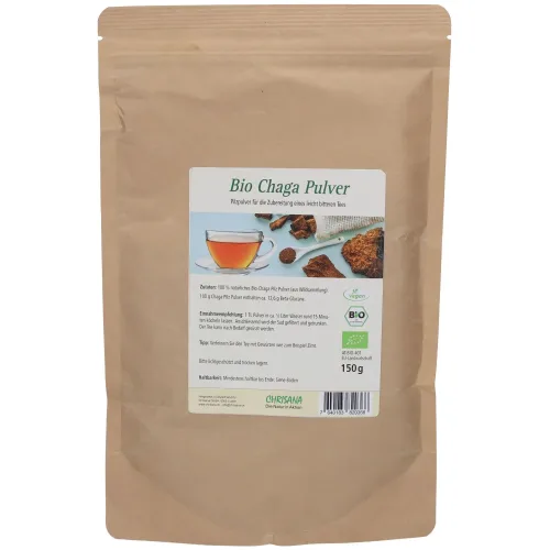 Chrisana, CHRISANA Bio Chaga Pulver (150g)