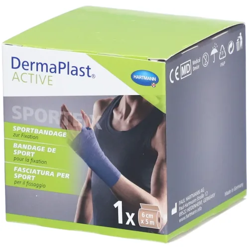 DERMAPLAST, DermaPlast Active Sportbandage 6cmx5m blau (1 Stk)