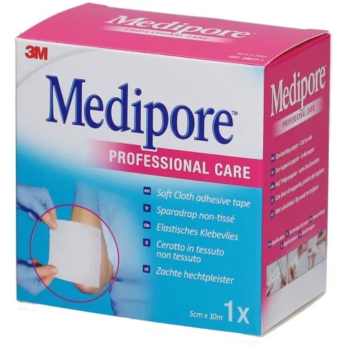 3M Medipore, 3M Medipore Klebevlies 5cmx10m Liner (1 Stk)