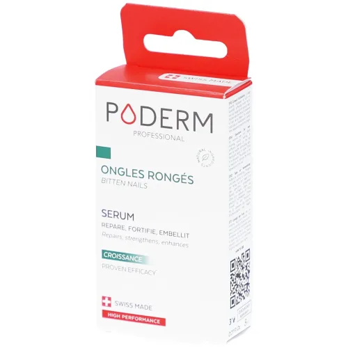 PODERM, PODERM - Abgekaute Nägel Stopp-Serum - Swiss Made, 8 ml, Transparent