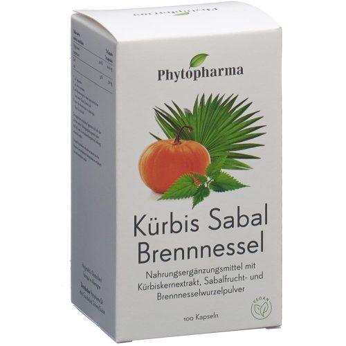 Phytopharma, Phytopharma Kürbis Sabal Brennnessel Kapseln (100 Stk)