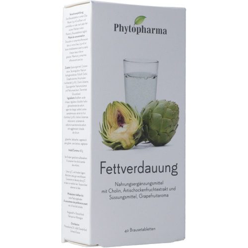 Phytopharma, Phytopharma Fettverdauung Brausetabletten (40 Stk)