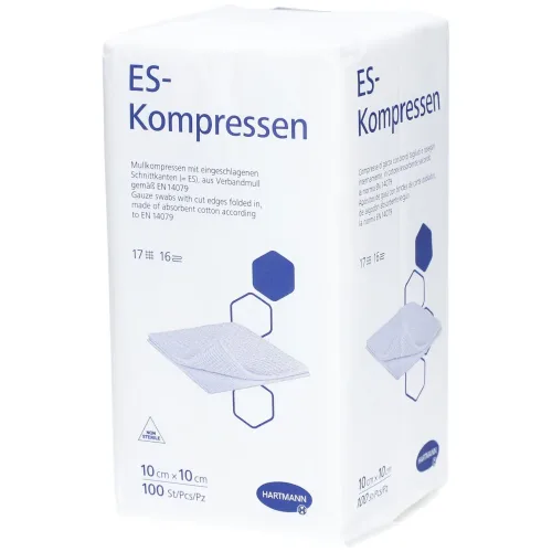 Hartmann, HARTMANN ES-Kompressen 16fach 10x10cm (100 Stk)