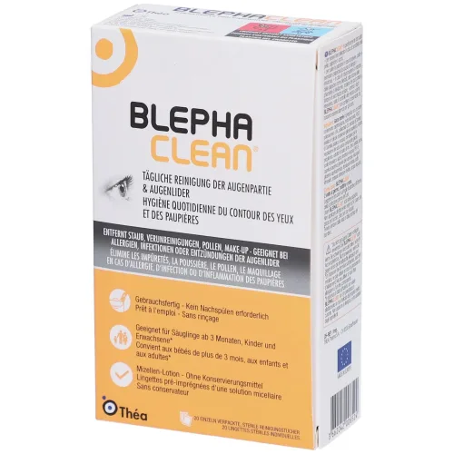 Blephaclean, Blephaclean Reinigungstücher steril, einzeln verpackt (20 Stk)