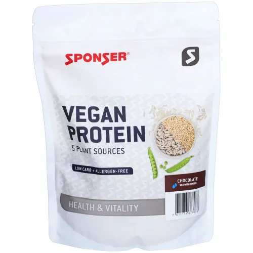 SPONSER, SPONSER Vegan Protein Chocolate (480g)