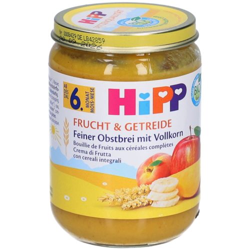 Hipp, Hipp Bio Feiner Obst-Brei mit Vollkorn (190g)