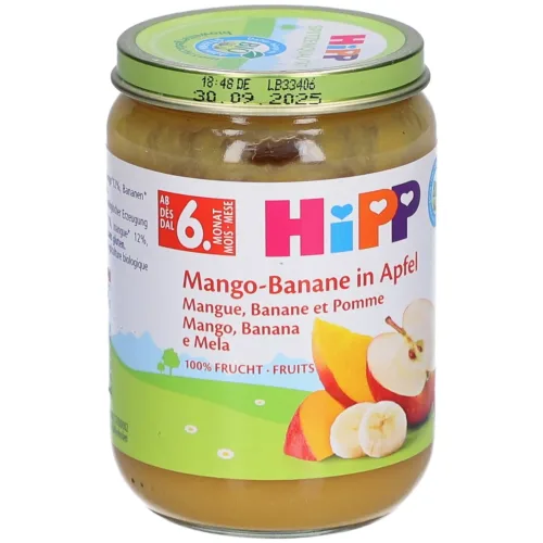 Hipp, Hipp Bio Mango-Banane in Apfel (190g)