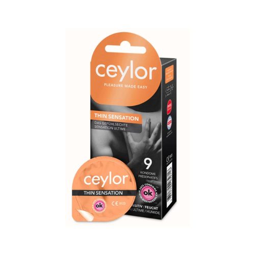 Ceylor, Ceylor Thin Sensation Thin Condoms, 9 Stück - Amorana