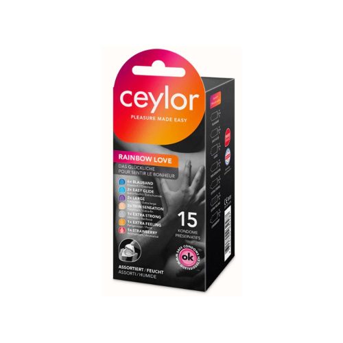 Ceylor, Ceylor - Ceylor Rainbow Love Kondome, 15 Stück