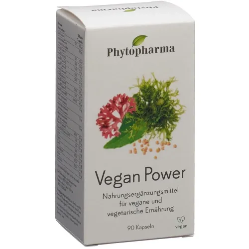 Phytopharma, Phytopharma Vegan Power Kapseln (90 Stk)