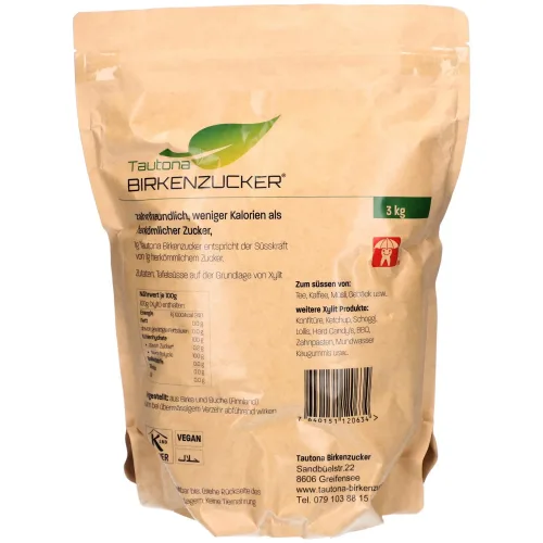 Tautona, Tautona Birkenzucker/Xylit Nachfüllbeutel (3kg)