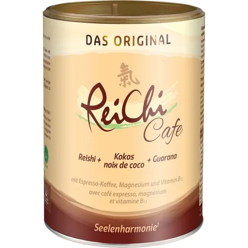 ReiChi Cafe Reishi-Pilz Espresso-Kaffee Kokos vegan