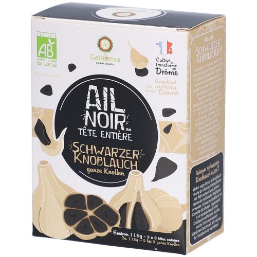 Gaïhamsa, Gaïhamsa Schwarzer Knoblauch Bio 2 Knollen (je 120g)