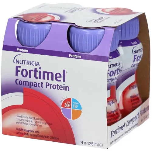 Fortimel, Fortimel Compact Protein Waldfrucht (4x125ml)
