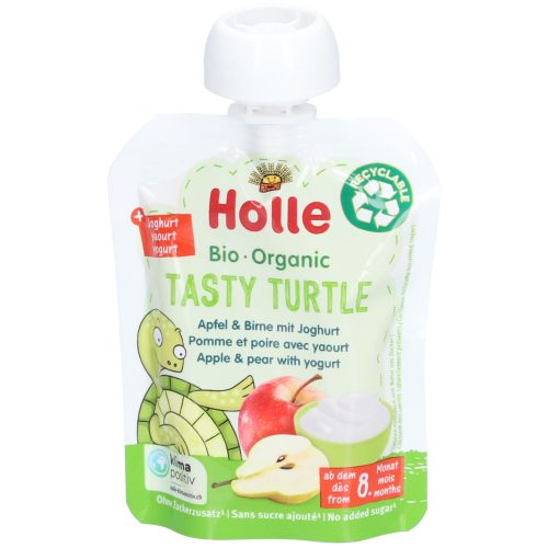 Holle, Holle Tasty Turtle Apfel & Birne mit Joghurt (85 g)