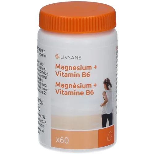 Livsane, Livsane Magnesium + Vitamin B6 (60 Stk)