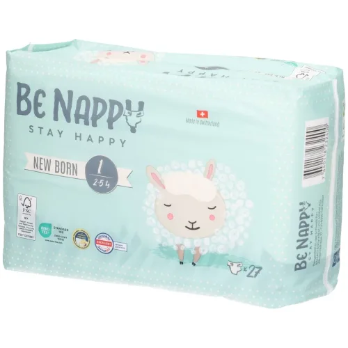 BE NAPPY, BE Nappy Windeln Gr1 2-5kg New Born 27 Stk