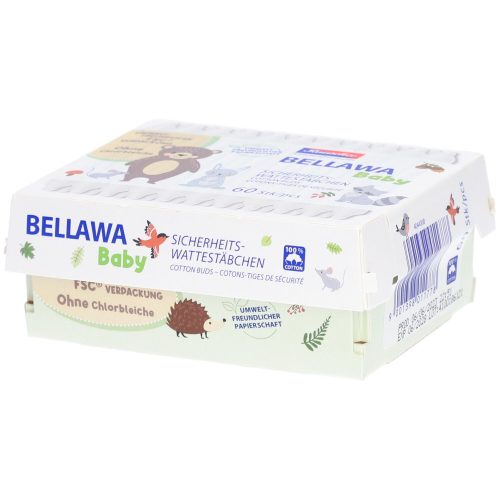 BELLAWA, BELLAWA Baby Sicherheitswattestäbchen (60 Stk)