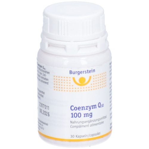 Burgerstein, Burgerstein Coenzym Q10 100mg Kapseln (30 Stk)