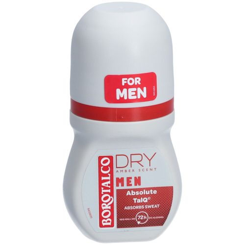BOROTALCO, Borotalco Men Deo Roll-on Absolute ExtraDry Amber (50ml)