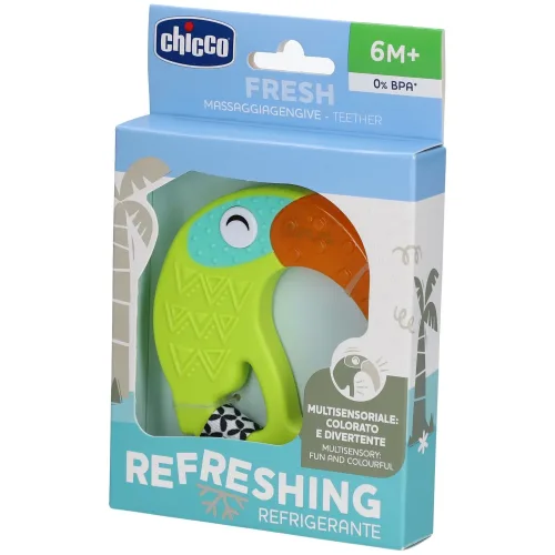 Chicco, Chicco Kühlbeissring mit Wasser Tukan 6M+