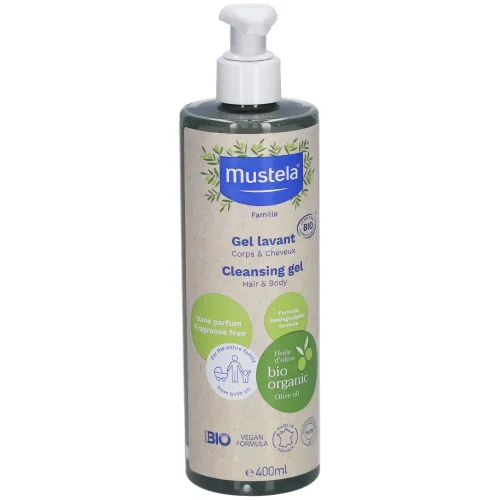 Mustela, Mustela -  Waschgel Bio 400ml, 400 ml
