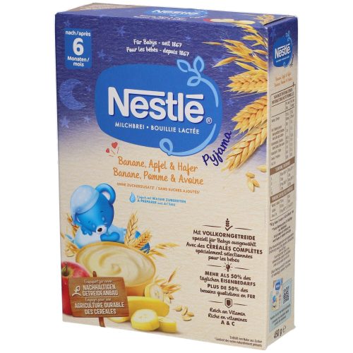 Nestlé, Nestlé Milchbrei Pyjama Banane, Apfel & Hafer, ab 6 Monaten (450g)