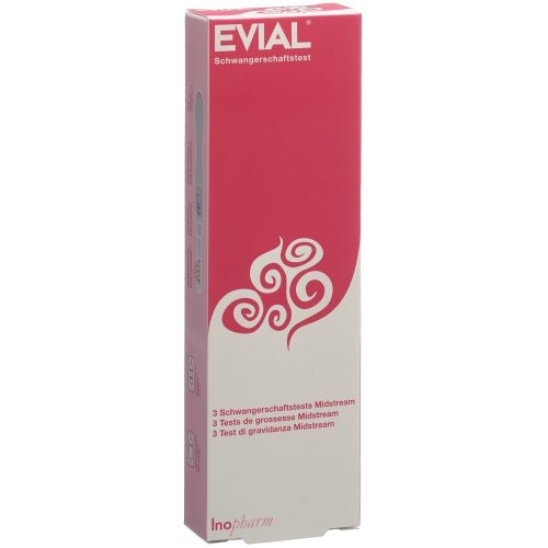 Evial, Evial Schwangerschaftstest Midstream (neu) (3 Stück)