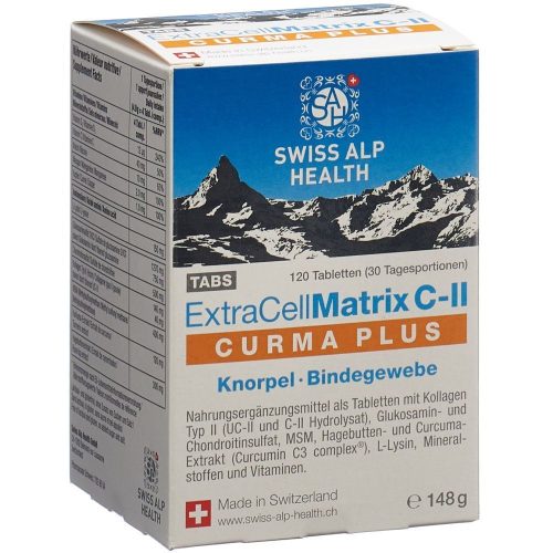 ExtraCellMatrix, ExtraCellMatrix Matrix C-II Curma Plus Knorpel, Bindegewebe (120 Stück)