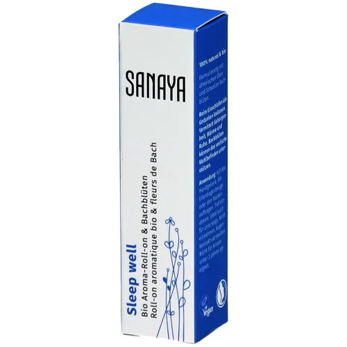 SANAYA, SANAYA Aroma & Bachblüten Roll-on Sleep well Bio (10ml)