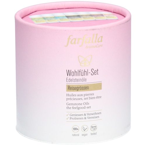 farfalla, farfalla Edelsteinöle Wohlfühl-Set, 7 x 10ml