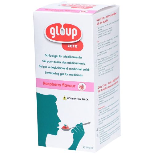 gloup, gloup zero Schluckgel Himbeer (500ml)
