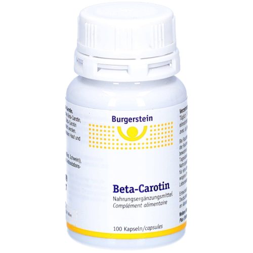 Burgerstein, BURGERSTEIN Beta Carotin Kaps Ds 100 Stk