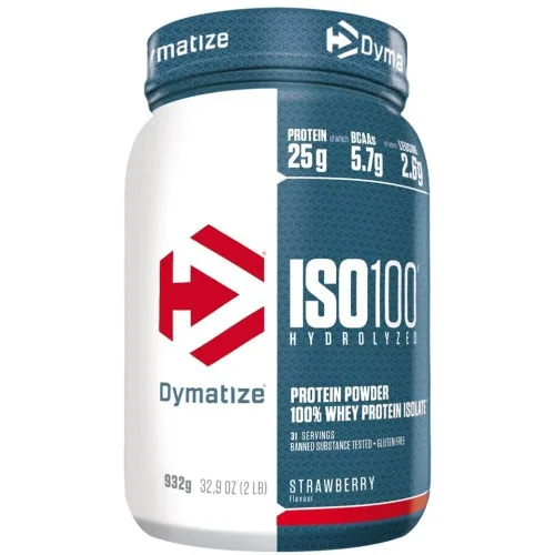 DYMATIZE, Dymatize Iso 100 Strawberry (932g)