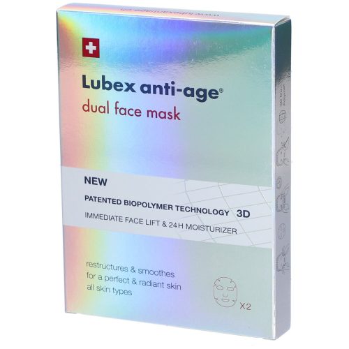 Lubex anti-age, Lubex anti-age dual face mask (4 Stück)