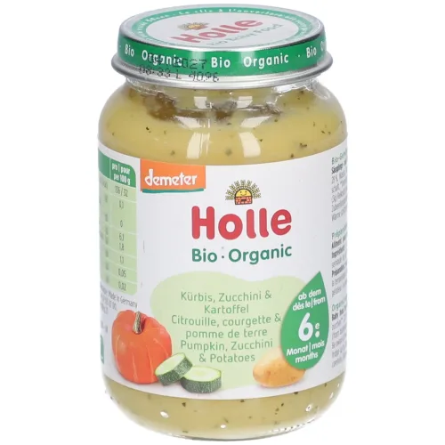 Holle, Holle Kürbis, Zucchini & Kartoffel Bio (190g)