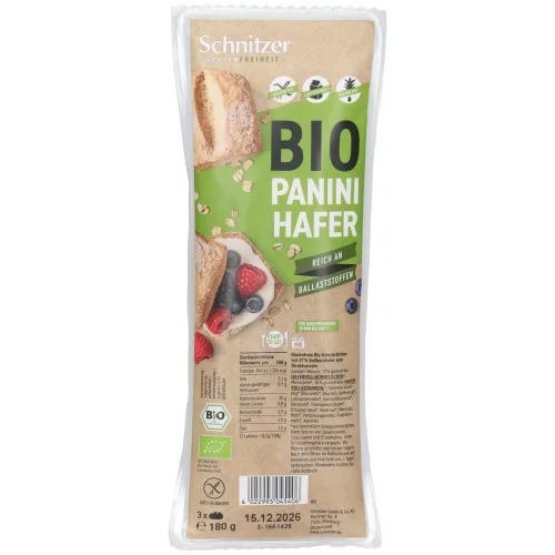 Schnitzer, Schnitzer Bio Panini Active Oat (180g)