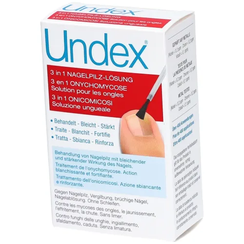 Undex, Undex 3 in 1 Nagelpilz-Lösung (7ml)
