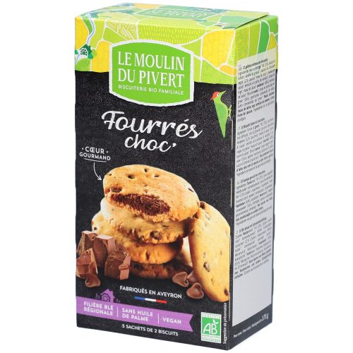 LE MOULIN DU PIVERT, LE MOULIN DU PIVERT Cookies Fourrés Choc (175 g)