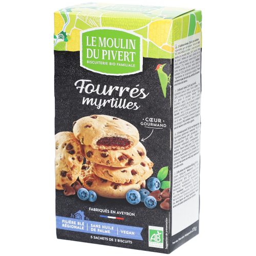 LE MOULIN DU PIVERT, LE MOULIN DU PIVERT Cookies Fourrés Heidelbeere (175g)