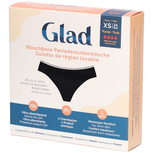 Glad, Glad Nacht waschbare Periodenunterwäsche XS stark (1 Stück)